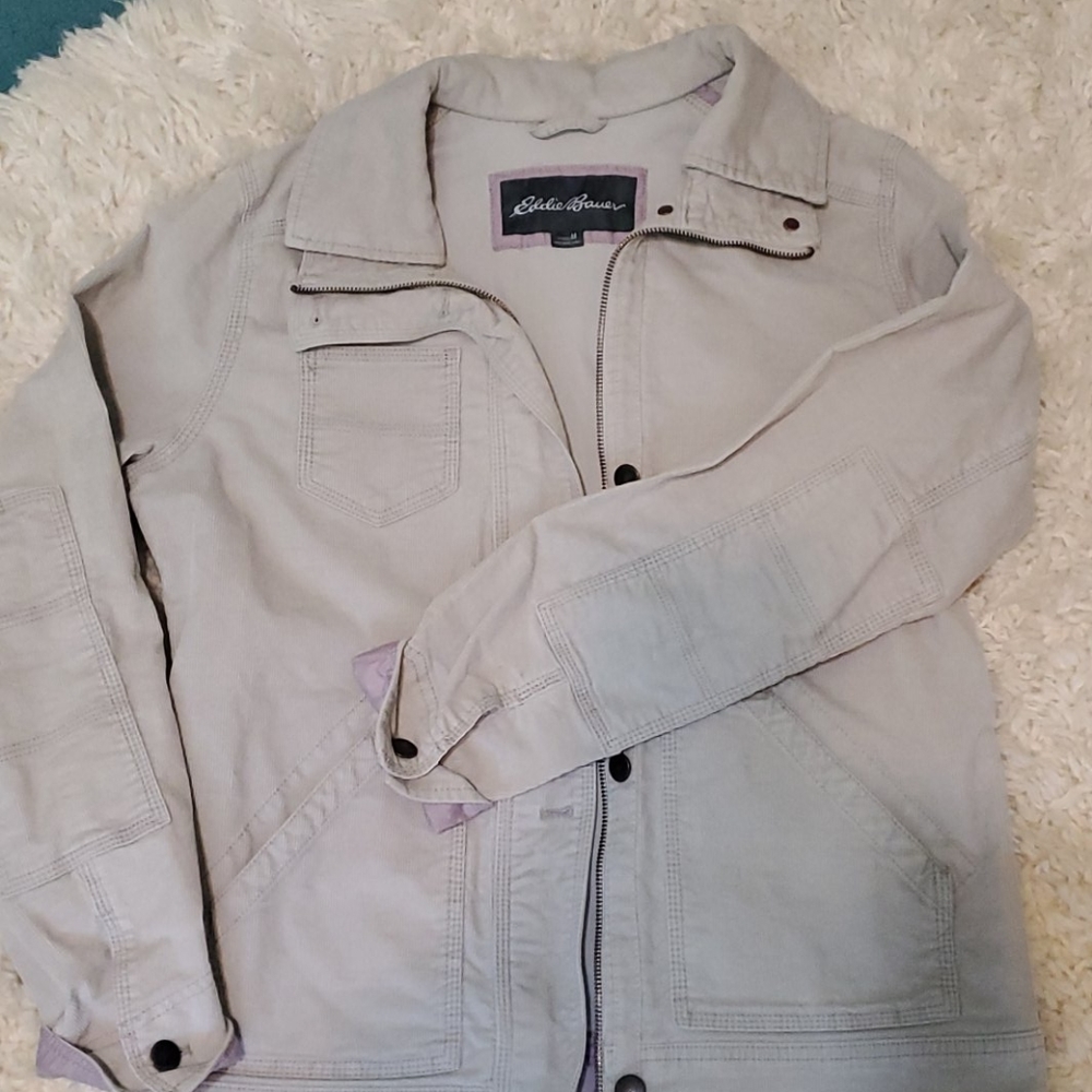 Eddie Bauer corduroy  waist length jacket